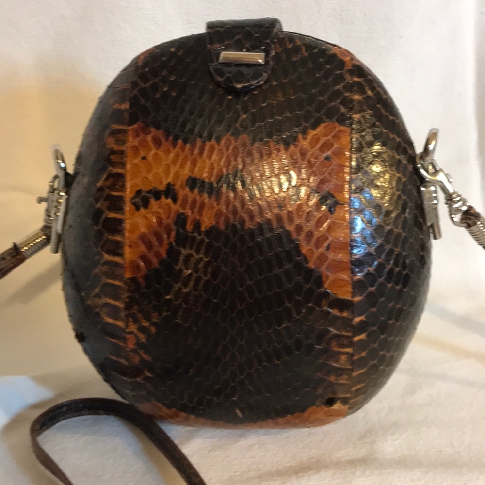 Unique Vintage Snakeskin Egyptian Purse
